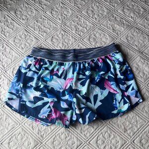 Avia‎ Womens Multicolor Elastic Waist Athletic Shorts Size L